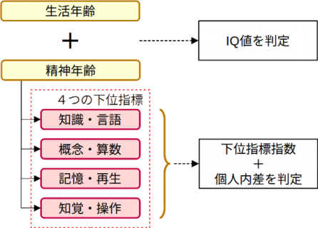 鈴木ビネーⅡ知能検査 判定構造
